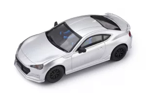 PCT01W Subaru BRZ Silver with working headlights 1:32 scale